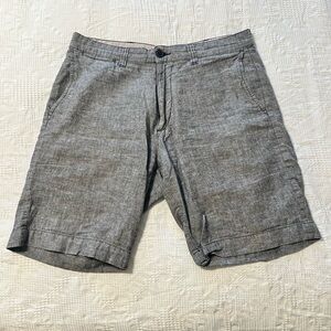 Bruno Light Gray Flat Front Shorts